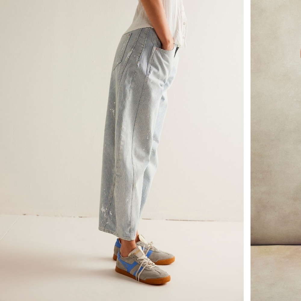 We the free mid-rise barrel Jean